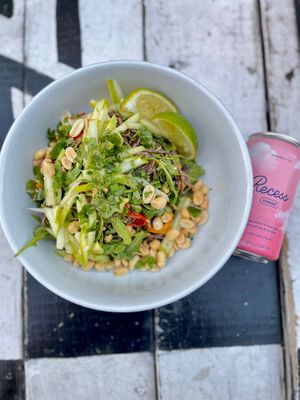 Peanut Butter Soba Noodles at Green Seed Market in Denver