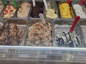 Vanilla was the best at Gelatiamo in Kalamata
