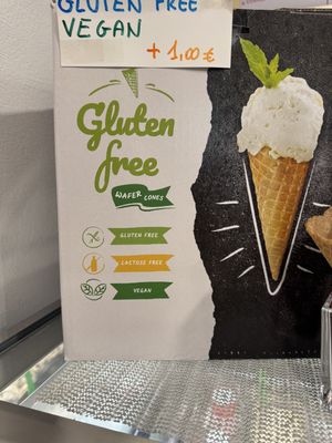   at Gelatiamo in Kalamata