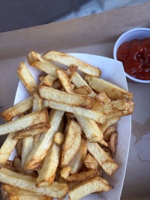 Yum!  at Knoebels - Famous French Fries in Elysburg