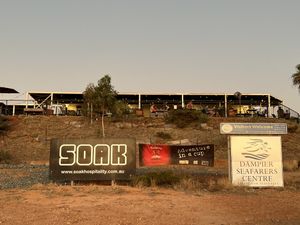 Street view  at Soak In Dampier in Dampier