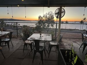 Terrace - watching the sunset 🌅   at Soak In Dampier in Dampier
