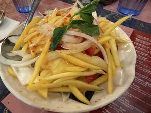 Mango salad   at Layang Layang in Milpitas