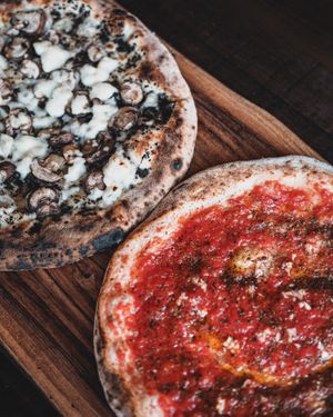 Magic Mushroom & Marinara  at Piante Pizza in Brisbane