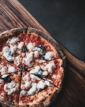 The classic Margherita at Piante Pizza in Brisbane