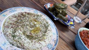 Baba and Dolmeh  at Mazal in Los Angeles