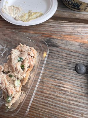 Chicken salad vegan   at Deep Roots Market in Greensboro