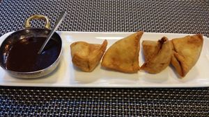 Punjabi Samosa at 1947 Restaurant & Bar in East London