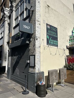 Exterior (closed Sundays 🙁)  at 1947 Restaurant & Bar in East London