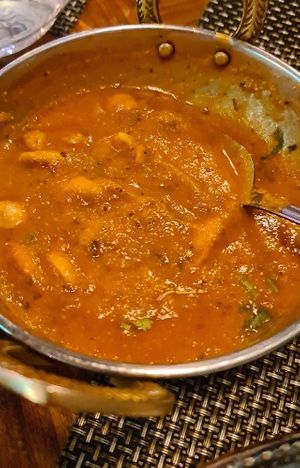 Cashew nut curry at 1947 Restaurant & Bar in East London