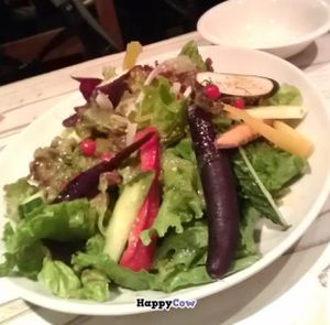 salad of the day, perfect dressings at AIN SOPH.Ginza in Tokyo