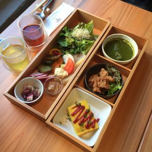 Japanese menu so unsure what I ordered  at AIN SOPH.Ginza in Tokyo