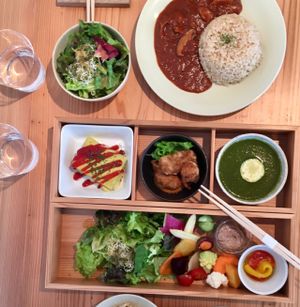 bento box  at AIN SOPH.Ginza in Tokyo