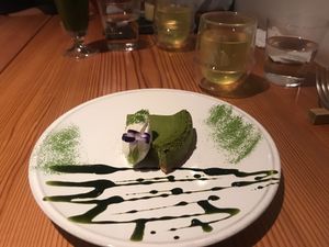 Matcha cheesecake  at AIN SOPH.Ginza in Tokyo