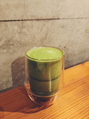 Matcha latte at AIN SOPH.Ginza in Tokyo
