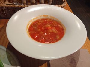 Tomato Soup. at AIN SOPH.Ginza in Tokyo