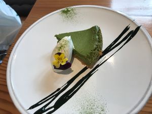 Matcha cheesecake at AIN SOPH.Ginza in Tokyo