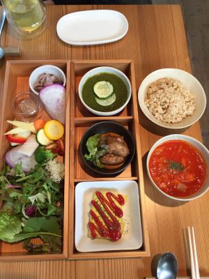 Lunchtime bento. at AIN SOPH.Ginza in Tokyo