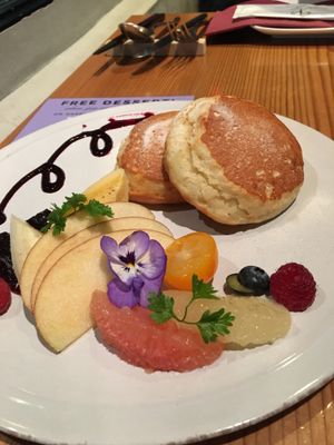 Heavenly pancake  at AIN SOPH.Ginza in Tokyo