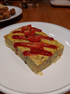 Spanish (tofu) omelette at AIN SOPH.Ginza in Tokyo