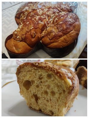Colomba vegana at Pasticceria Caffetteria Garzoni in Brescia