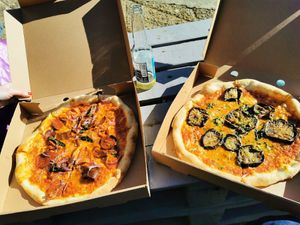 Aubergine and 'all the nots' at The Pizza Lab in Ramsgate