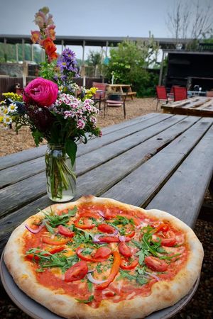 Vegan pizza   at The Pizza Lab in Ramsgate