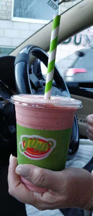 Strawberry glow at Jump Juice Bar in Maynooth