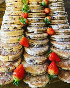 Perfectly moist welshcakes at Earthly Vegan Caterers in Cardiff