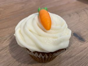 Carrotcake muffins at Earthly Vegan Caterers in Cardiff