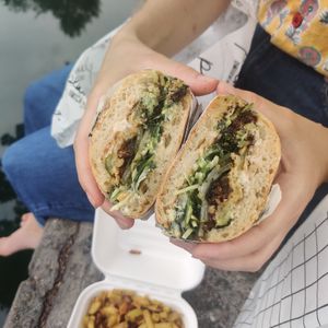 The green 💚 at Plan D - DWICH & Glace in Paris