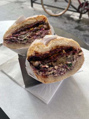 eggplant sandwich at Plan D - DWICH & Glace in Paris
