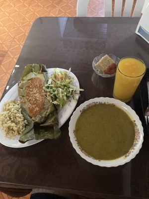 Meal of the day (December 2021). So much food for such a good price. Hidden gem for sure  at El Enebro in Pereira