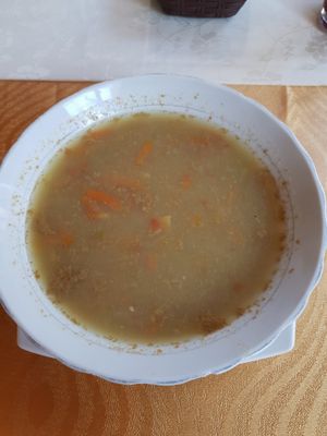 Sopa de Guineo at El Enebro in Pereira