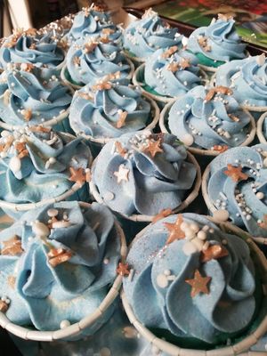 Vegan cupcakes at Angel's Sinfully Delicious Cookie Company in Long Eaton