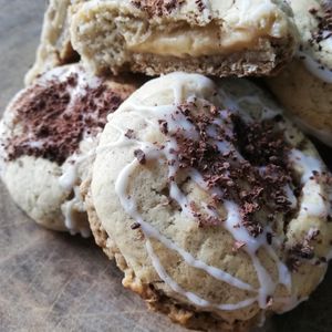 Banoffee pie cookies at Angel's Sinfully Delicious Cookie Company in Long Eaton