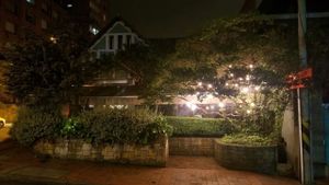 outside at Suna in Bogota