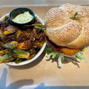 Mac attack with Brussels  at Grid City Beer Works in Salt Lake City