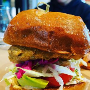 Abuelita special! Seitan sandwich  at Grid City Beer Works in Salt Lake City