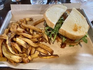 Tofu special sandwich  at Grid City Beer Works in Salt Lake City