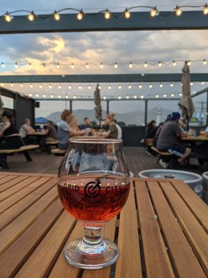 Drink with a view at Grid City Beer Works in Salt Lake City