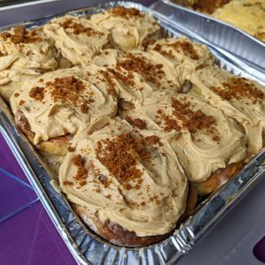 Biscoff buns  at Munchie Mummy's in Bolton