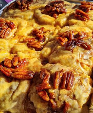 Pumpkin pie buns  at Munchie Mummy's in Bolton