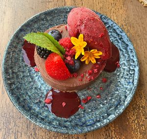 Chocolate cake  at Salt & Pepper in Medulin