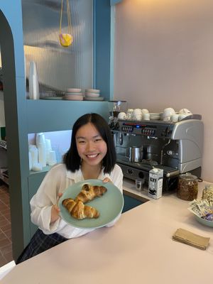 Kinder kitchen - Vegan croissants anyone  at Kinder Kitchen in South East London