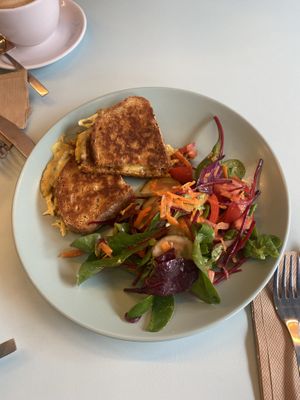 Grilled cheese toastie   at Kinder Kitchen in South East London