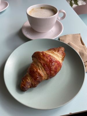 Rasberry Croissant   at Kinder Kitchen in South East London