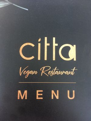 Menu at Citta in Hamburg