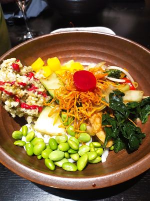 Udon noodle bowl at Citta in Hamburg