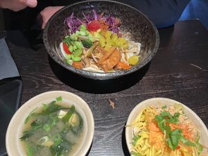 Udonnudeln mit Tempeh & Tofu in Teriyakisauce  at Citta in Hamburg
